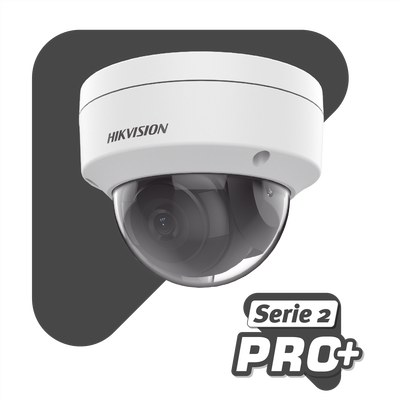 Domo IP 8 Megapixel (4K)/ Lente 2.8 mm / 30 mts IR EXIR /Exterior IP67 / IK10 / WDR 120 dB / PoE / Videoanaliticos (Filtro de Falsas Alarmas) / Ultra Baja Iluminación / Entrada y Salida de Audio y Alarma - Image 2