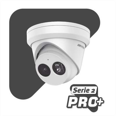 Turret IP 4 Megapixel / Lente 2.8 mm / 30 mts IR EXIR / Exterior IP67 / WDR 120 dB / PoE / Videoanaliticos (Filtro de Falsas Alarmas) / Micrófono Integrado / Ultra Baja Iluminación - Image 2