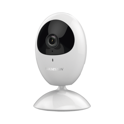 Cubo IP 2 Megapixel / Lente 2.8 mm / WiFi / H.265+ / 10 mts IR EXIR / Micrófono y Bocina Integrada / Interior / Micro SD / Se Conecta Directo a la App Hik-Connect