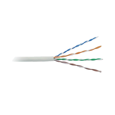 Cable Cat5e de alto rendimiento certificaciones ETL, UL, de 500 ft ( 152.5 m ) de color Blanco, para aplicaciones en video vigilancia, redes de datos. Uso Interior. - Image 3