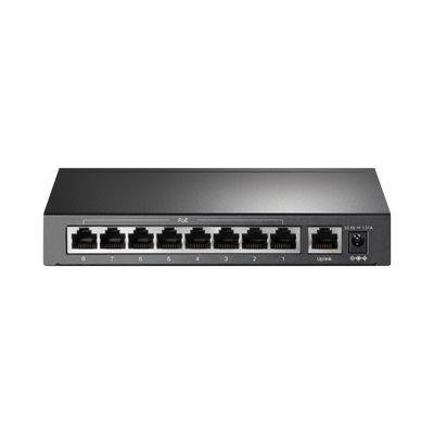 Switch PoE+ No Administrable / De Escritorio 9 puertos 10/100 Mbps / 8 puertos PoE af/at Inteligente / Presupuesto 65 W / Hasta 250 metros - Image 2