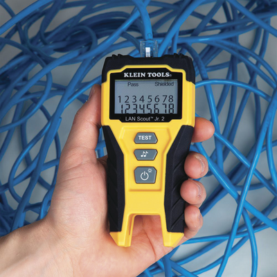 Tester de Cable LAN Scout™ Jr. 2/ Para: Prueba aprobada/ Error de Cableado/ Falla de Circuito Abierto o Cortocircuito/ Par Dividido/ Blindaje. - Image 7