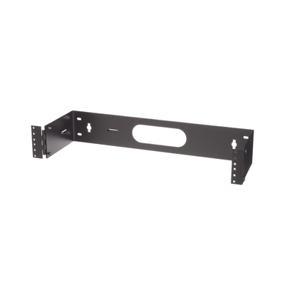 Rack Abierto de Instalación en Pared con Bisagras, Profundidad de 159 mm, 19 in de Ancho, 2 UR, Color Negro - Image 3