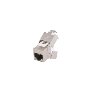Módulo Jack Keystone Cat6A Blindado (STP) sin herramienta (toolless) para faceplate