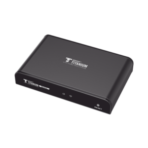 Receptor Compatible para Kits TT-383PRO4.0 / Resolución 1080P@60Hz / Cat 5e/6 / Distancia de 120 m / Control IR / Protocolo HDbitT / Compatible con Switch Gigabit .
