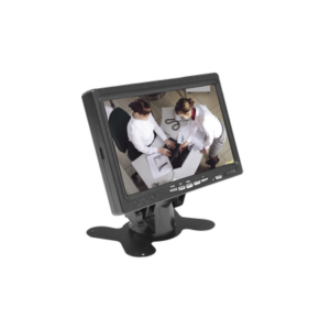 Monitor 7" TFT-LCD ideal para colocar en vehÃculos o DVR/NVR. Entradas de video HDMI, VGA y RCA (CVBS)