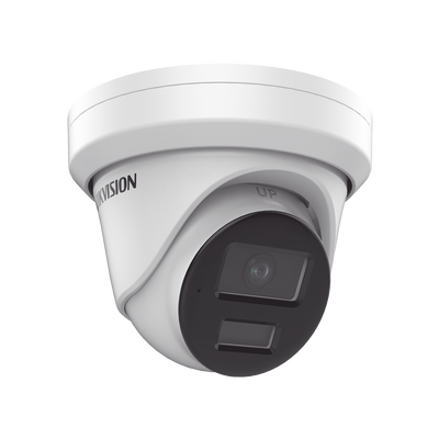 Turret IP 4 Megapixel / Lente 2.8 mm / Dual Light (40 mts IR + 40 mts Luz Blanca / DARKFIGHTER S / Microfono Integrado / Exterior IP67 / WDR 130 dB / 4 Analíticos: AcuSense, Deteccion Facial, Conteo de Personas por Cruce y Zona - Image 2