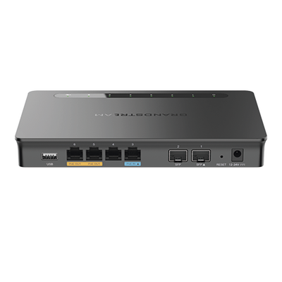 Router Gigabit VPN / Balanceador de cargas / 30,000 sesiones NAT / 4 puertos 10/100/1000 Mbps + 2 puertos SFP (WAN/LAN) / 1 puerto entrada PoE(af/at) / 2 puertos salida PoE (af/at) / Compatible con GWN Cloud. - Image 3