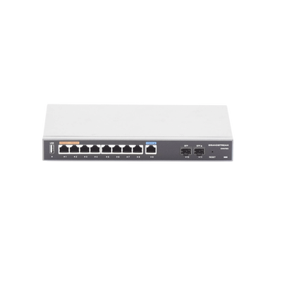 Router Gigabit VPN / Balanceador de cargas / 60,000 sesiones NAT / 9 puertos 10/100/1000 Mbps + 2 puertos SFP (WAN/LAN) / 1 puerto entrada PoE(af/at) / 2 puertos salida PoE (af/at) / Compatible con GWN Cloud. - Image 4