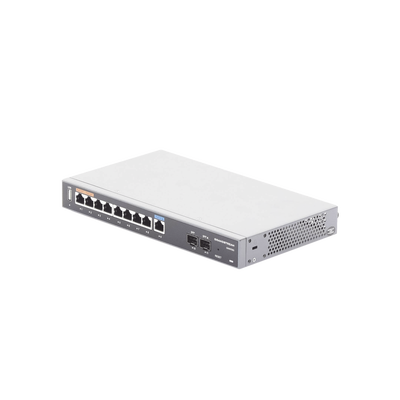 Router Gigabit VPN / Balanceador de cargas / 60,000 sesiones NAT / 9 puertos 10/100/1000 Mbps + 2 puertos SFP (WAN/LAN) / 1 puerto entrada PoE(af/at) / 2 puertos salida PoE (af/at) / Compatible con GWN Cloud. - Image 5
