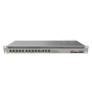 RB1100AHx4 Dude Edition, 13 Puertos Gigabit, Almacenamiento M.2 60GB para Base de Datos Dude