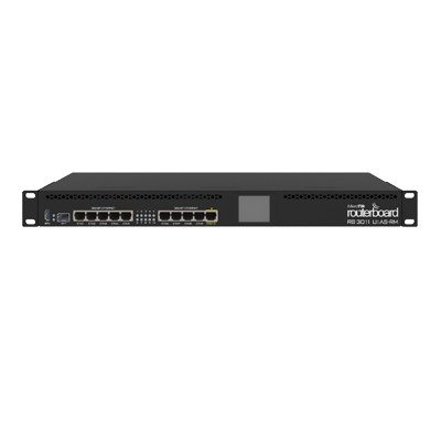 RouterBoard, CPU 2 NĂșcleos, 10 Puertos Gigabit Ethernet, 1 Puerto SFP, 1 GB Memoria, Licencia Nivel 5, Montaje Rack