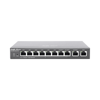 Router administrable , 6 puertos LAN y 2 puertos LAN/WAN POE+ af/at gigabit hasta 110w, 1 puertos LAN/WAN gigabit y 1 Puerto WAN gigabit, hasta 350 clientes con desempeño de 1.5 Gbps asimétricos - Image 2