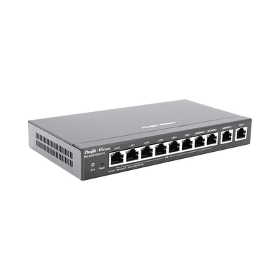 Router administrable , 6 puertos LAN y 2 puertos LAN/WAN POE+ af/at gigabit hasta 110w, 1 puertos LAN/WAN gigabit y 1 Puerto WAN gigabit, hasta 350 clientes con desempeño de 1.5 Gbps asimétricos - Image 3