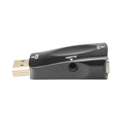 Adaptador (Convertidor) HDMI a VGA / HDMI Macho a VGA Hembra / Resolución 1920x1080 @ 60Hz / Adaptador de Audio de 3.5 mm / Chapado en NÃquel - Image 2