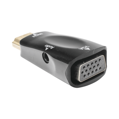 Adaptador (Convertidor) HDMI a VGA / HDMI Macho a VGA Hembra / Resolución 1920x1080 @ 60Hz / Adaptador de Audio de 3.5 mm / Chapado en NÃquel - Image 4
